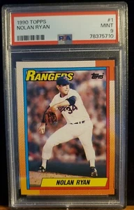 PSA 9 MINT NOLAN RYAN 1990 TOPPS #1 Fresh From PSA - Bild 1 von 2