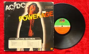 AC/DC POWERAGE 1978 PROMO LP ANGUS YOUNG BON SCOTT - Picture 1 of 1