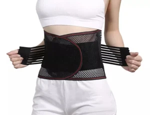 Adjustable Lower Back Brace Lumbar Support Waist Belt For Men Women Pain Relief - Picture 1 of 10