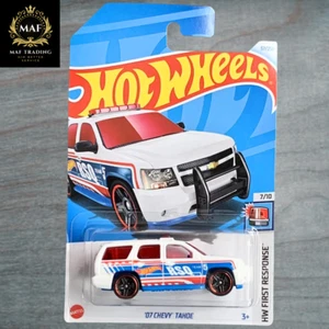 Hot Wheels 07 Chevy Tahoe White #57 Mainline 2024 ∣ Neu HW First Response Collec - Bild 1 von 2