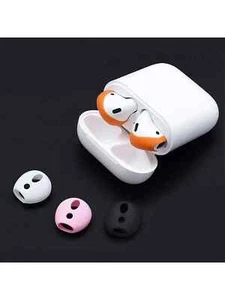 2 Pairs 4pcs Ultra Thin Non Slip Earphone Covers Earplugs for AirPods 1 2 - Picture 1 of 14