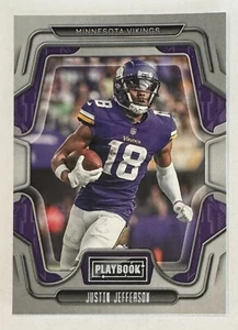 2022 Panini Football Playbook #61 Justin Jefferson - Minnesota Vikings - Picture 1 of 2