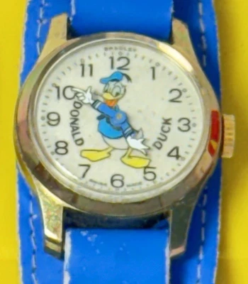 Bradley Disney Donald Duck Watch, RARE Genuine Vintage Disneyana, Beautiful - Image 1 of 4
