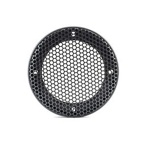 130mm Lautsprechergrill Lautsprecher Gitter schwarz mit Wabenstruktur - Picture 1 of 4