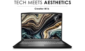 MSI Creator M16 – i7-12700H • RTX 3050 Ti • 16GB RAM • 1TB SSD • 16” QHD+ - Picture 1 of 22