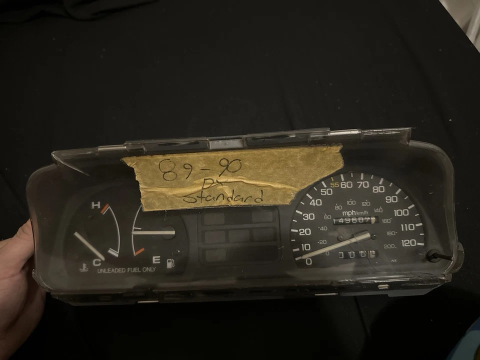 Оригинальный тахометр Honda 1989-1990 Civic CRX DX EF2 EF3 EF6 EF7 Япония 149k - Изображение 1 из 4