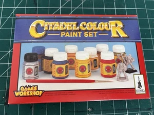 Citadel Colour Paint Set 1994 - All Paints Still Liquid And At Least Half Full - Picture 1 of 2