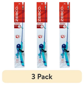 (3 pack) Zebco Kids Splash Floating Spincast Reel and Fishing Rod Combo - Picture 1 of 2