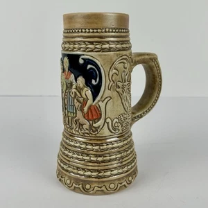 Vintage Ceramarte Beer Stein Tavern Scene 0.5L Goat Handle Brazil No Lid - Picture 1 of 4