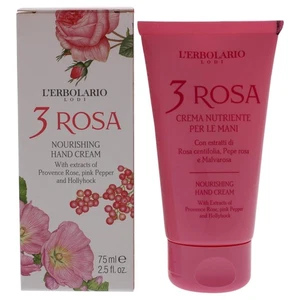 L'Erbolario 3 Rosa parfümierte Handcreme 1er Pack (1 x 75 ml) - Bild 1 von 1