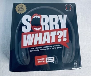 Sorry What?! Hilarious Headphone-Wearing Terrible Lip Reading SEALED - Picture 1 of 2
