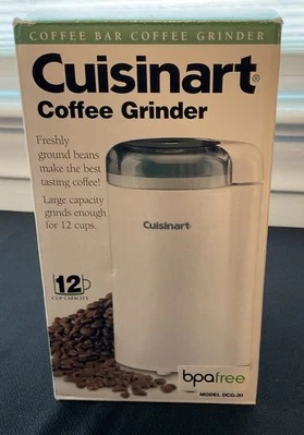 MOLINILLO DE CAFÉ COMPACTO CUISINART - NUEVO EN CAJA - MODELO DCG 20 Foto 1 de 4