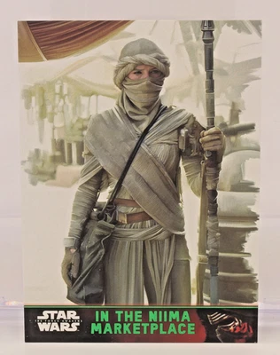 2015 Topps Star Wars The Force Awakens In The Niima Marketplace #71 Green - Image 1 of 2