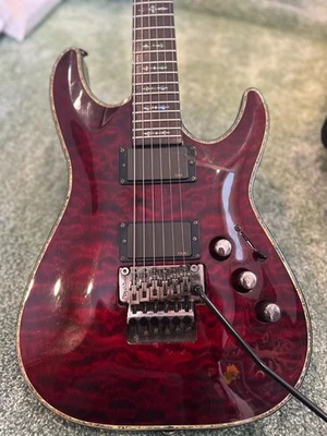 Schecter Hellraiser C-1 Black Cherry – EMG 81TW/89, Abalone Binding, Set-Neck - Image 1 of 4