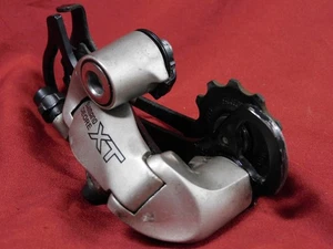 Vintage 1990er Shimano Deore XT RD-M750 langer Käfig Schaltwerk MTB Touring - Bild 1 von 9