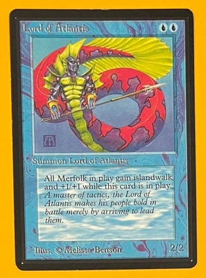 MTG LORD OF ATLANTIS Beta (OldManMTG 012-127) - Image 1 of 4