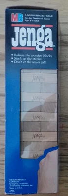 New Milton Bradley Game 1986 JENGA No. 4793 - Image 1 of 4