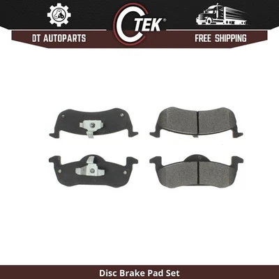 Para Lincoln MKT 2013-2019 | Pastillas de freno de disco traseras centradas | Semimetálicas Foto 1 de 3