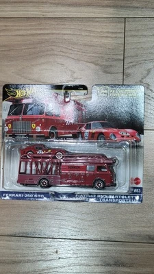 2025 Hot Wheels Premium Team Transport FERRARI 250 GTO & FIAT 642 RN2 BARTOLETTI - Image 1 of 3