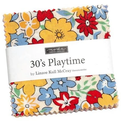 30's Playtime Mini 2.5" Charm Pack by Linzee McCray for Moda Fabrics - Image 1 of 3