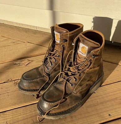Женские рабочие ботинки Carhartt размер 7 на танкетке 6 дюймов водонепроницаемые со стальным носком FW6225-W - Изображение 1 из 4