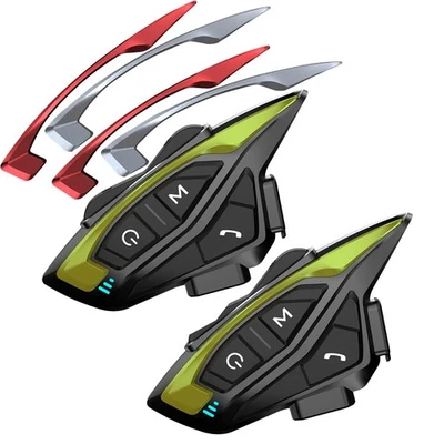 Motorradhelm Bluetooth Gegensprechanlage Headset Kommunikationssysteme Kit, Hai... - Bild 1 von 4