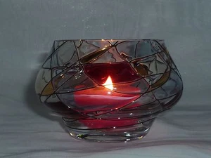 PartyLite Mosaik Tiffany Teelichthalter sehr gepflegter gebrauchter Zustand ~ ohne Box - Bild 1 von 16