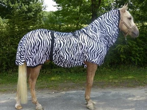 Hafer24 Fliegendecke Ekzemerdecke Marty Zebra Größen 95-165 - Bild 1 von 1