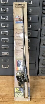 Vintage Zebco 50th Anniversary 33 Rod And Reel Combo Rare USA w/ Kodak Camera  - Image 1 of 4