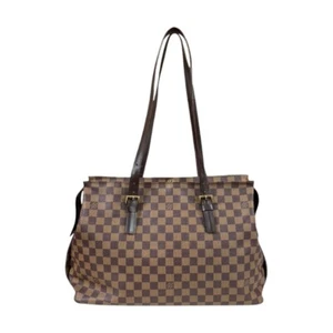 LOUIS VUITTON Tote Bag N51119 Damier canvas Damier Chelsea used - Picture 1 of 12