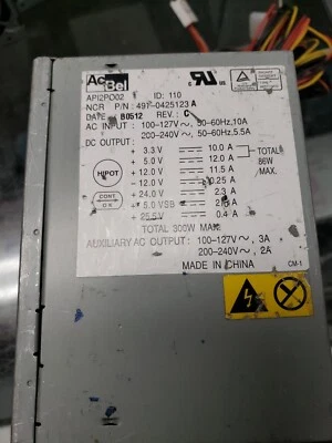 Ac Bel Apple Power Supply 300W for Power supply AP12PO02 free ship - Image 1 of 4