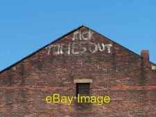 Photo 6x4 Graffiti in Stocksbridge This graffiti ... Kick Tories Out ...  c2008