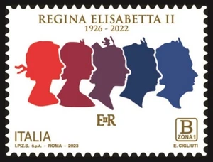 REPUBBLICA 2023 - Anniversario della morte della regina Elisabetta II (MNH**) - Picture 1 of 1