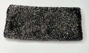 Moyna Clutch mit Umschlag Zinn Perlen Reißverschluss - Bild 1 von 12