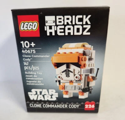 Lego BrickHeadz 40675 Clone Commander Cody 147 Piezas Star Wars 2024 Nuevo Precintado Foto 1 de 4