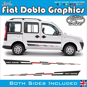 Autocaravana Fiat Doblo Micro Camper Mini furgoneta calcomanías gráficas P&P 056 gratis - Imagen 1 de 5