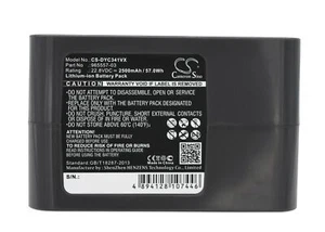 2500mAh Batterie für Dyson DC31 Tiere Staubsauger 22.8V LI-ION - Picture 1 of 5
