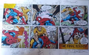 MARVEL SAVIUK SINNOT SPIDER MAN MARY JANE DOMINGO COLOREADO A MANO STAN LEE - Imagen 1 de 1
