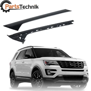 For 2011-2019 Ford Explorer Left Windshield Inner+Outer A-Pillar Molding Trim - Picture 1 of 6
