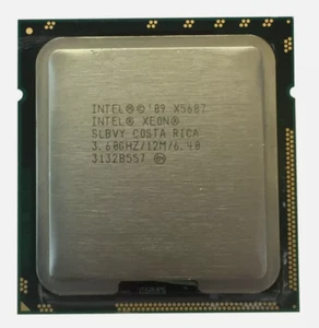 Intel Xeon X5687 3.6GHz 12MB Quad Core 6.4GT/s LGA1366 SLBVY Processor PC CPU - Picture 1 of 3