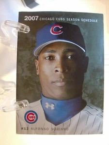 Calendario de bolsillo de béisbol 2007 de los Chicago Cubs (Sch0194) - Imagen 1 de 2