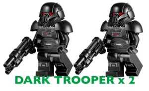 LEGO Dark Trooper Minifigura (Lote de 2) Star Wars The Mandalorian 75315 75324 - Imagen 1 de 1
