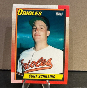 1990 Topps Curt Schilling RC #97 Baltimore Orioles