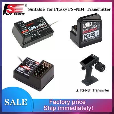 Flysky FGR4 FGR4S FGR4P Receiver AFHDS 3 PPM/IBUS/PWM For FS-NB4 Transmitter - Image 1 of 4