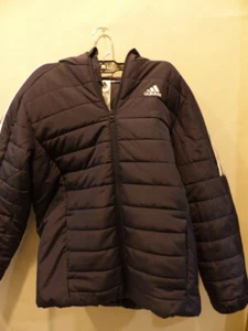 ADIDAS PUFFER JACKET NAVY SZ LARGE AP5518 ABO2 JD - Picture 1 of 3