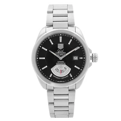 TAG Heuer Grand Carrera Steel Black Dial Automatic Men's Watch WAV511A.BA0900 - Image 1 of 4