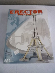 Meccano Erector Special Edition - Eifel Tower in Original Box 663 Parts COMPLETE - Picture 1 of 10