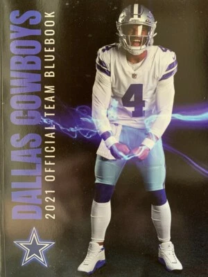 2021 DALLAS COWBOYS YEARBOOK NFL PROGRAM 5X SUPER BOWL CHAMPIONS DAK PRESCOTT  - Image 1 of 4