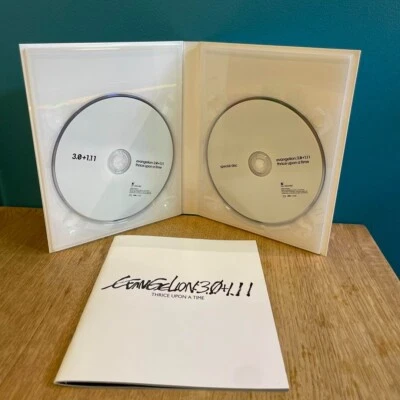 New Evangelion: 3.0+1.0 Thrice Upon a Time Blu-ray W/Booklet Japanese Used - Image 1 of 4