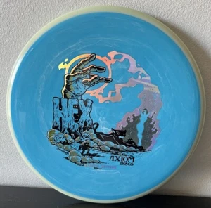 NEW Swirly Blue Special Edition Axiom Neutron Hex 173g Skullboy Stamp White Rim - Picture 1 of 3